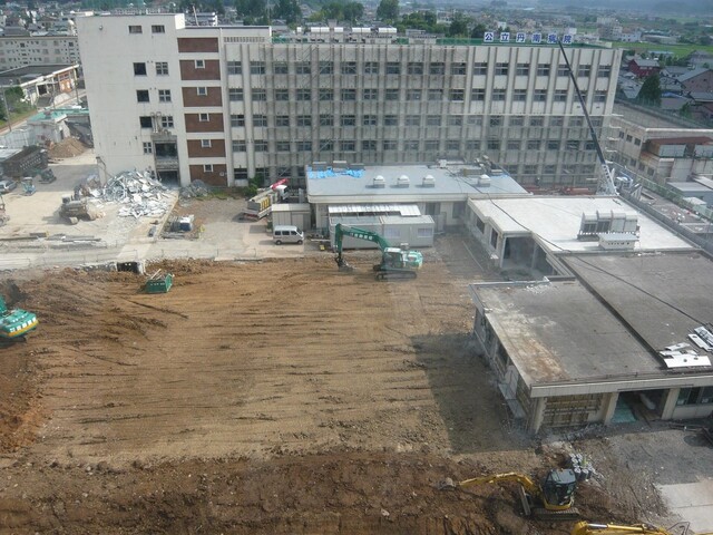 公立丹南病院 工事進捗状況